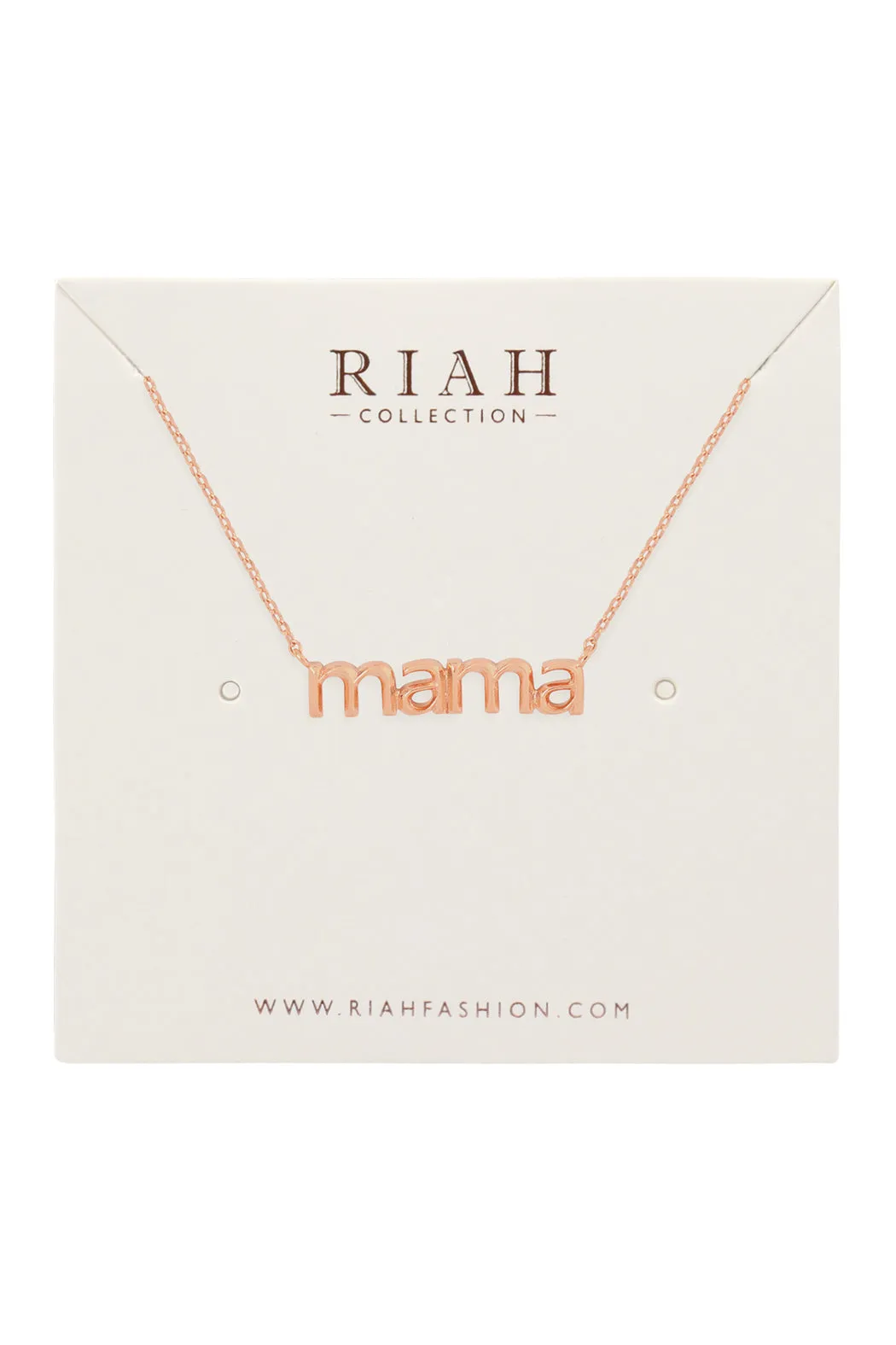 HDNEN512 - "MAMA" PENDANT NECKLACE