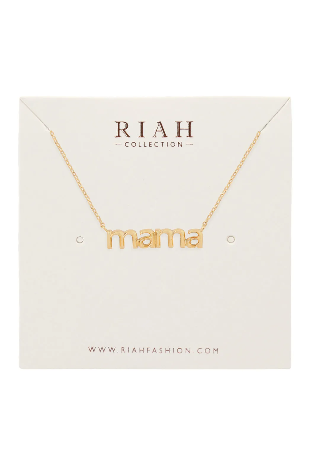 HDNEN512 - "MAMA" PENDANT NECKLACE