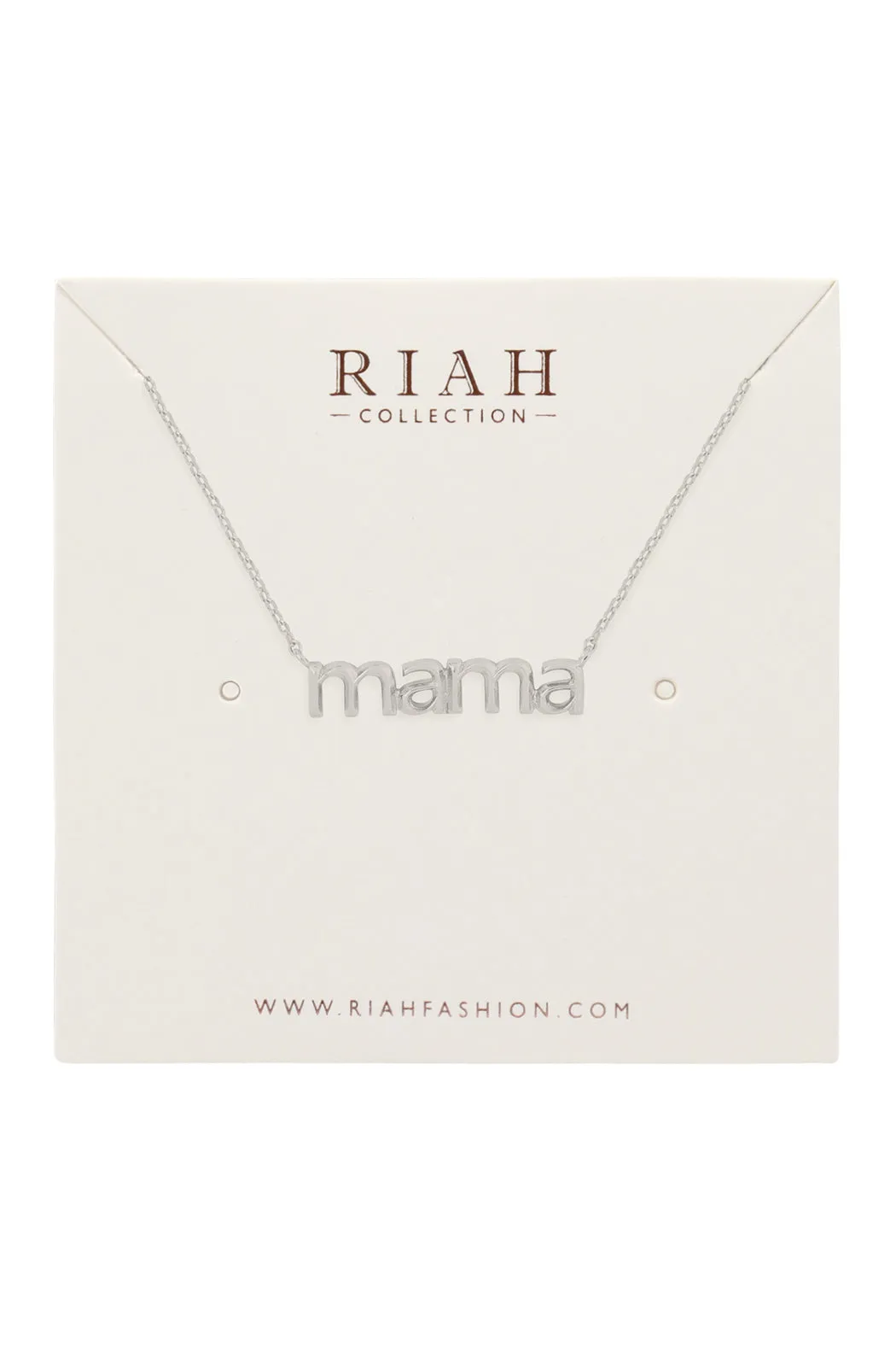 HDNEN512 - "MAMA" PENDANT NECKLACE
