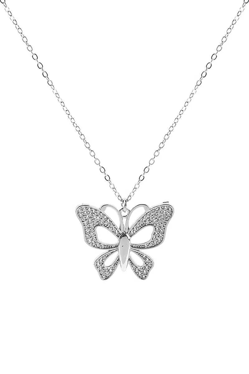 Hollow Butterfly Necklace