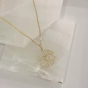 ILLUMINATED CRYSTAL EYE necklace