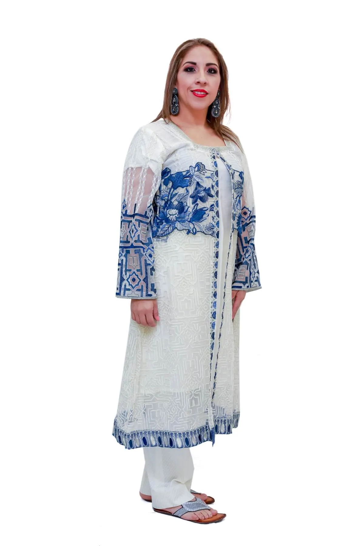 Indian Pakistani Net Dress / Shawl