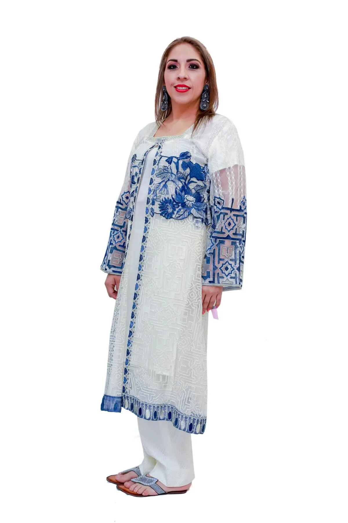 Indian Pakistani Net Dress / Shawl