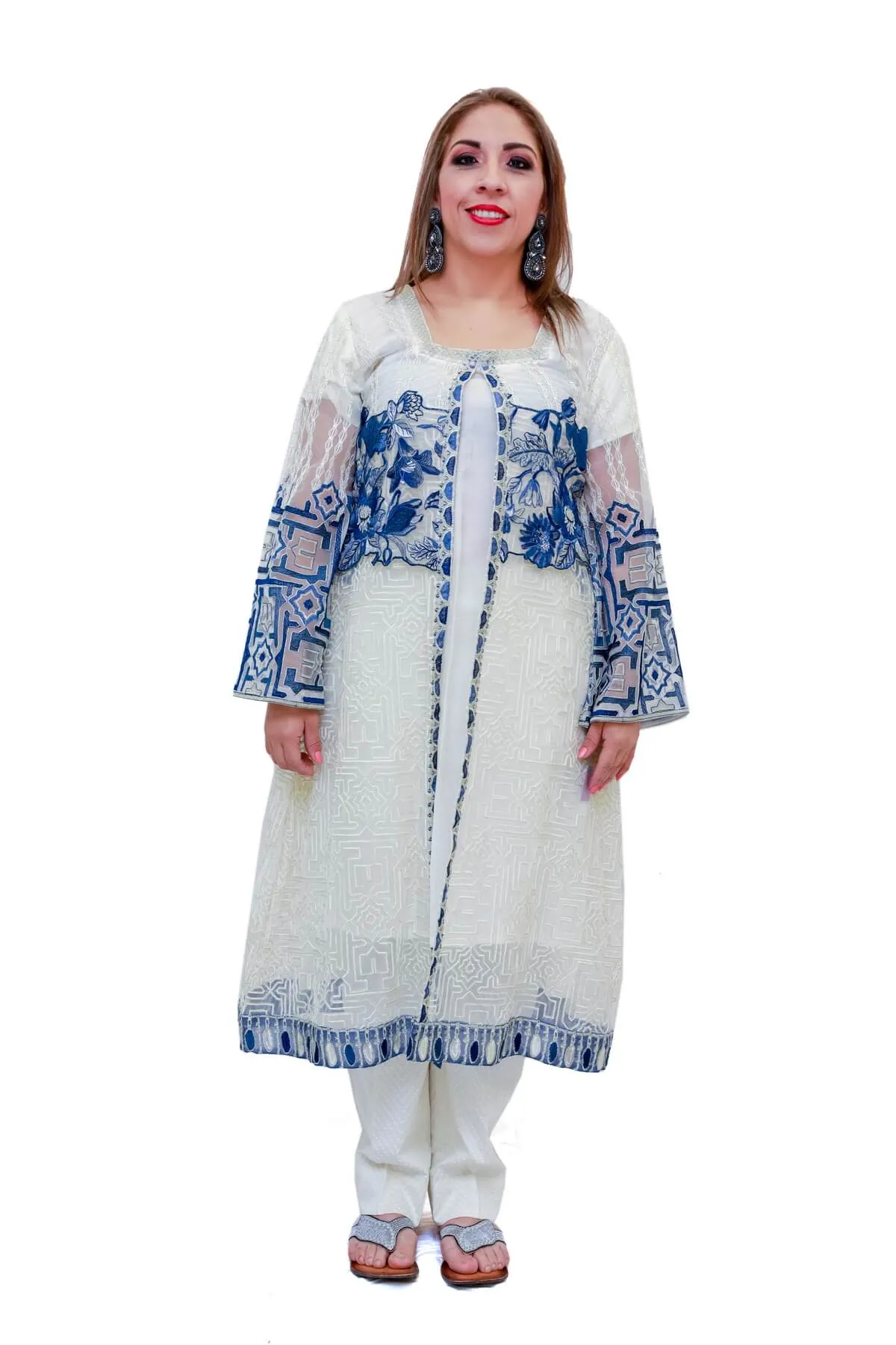 Indian Pakistani Net Dress / Shawl