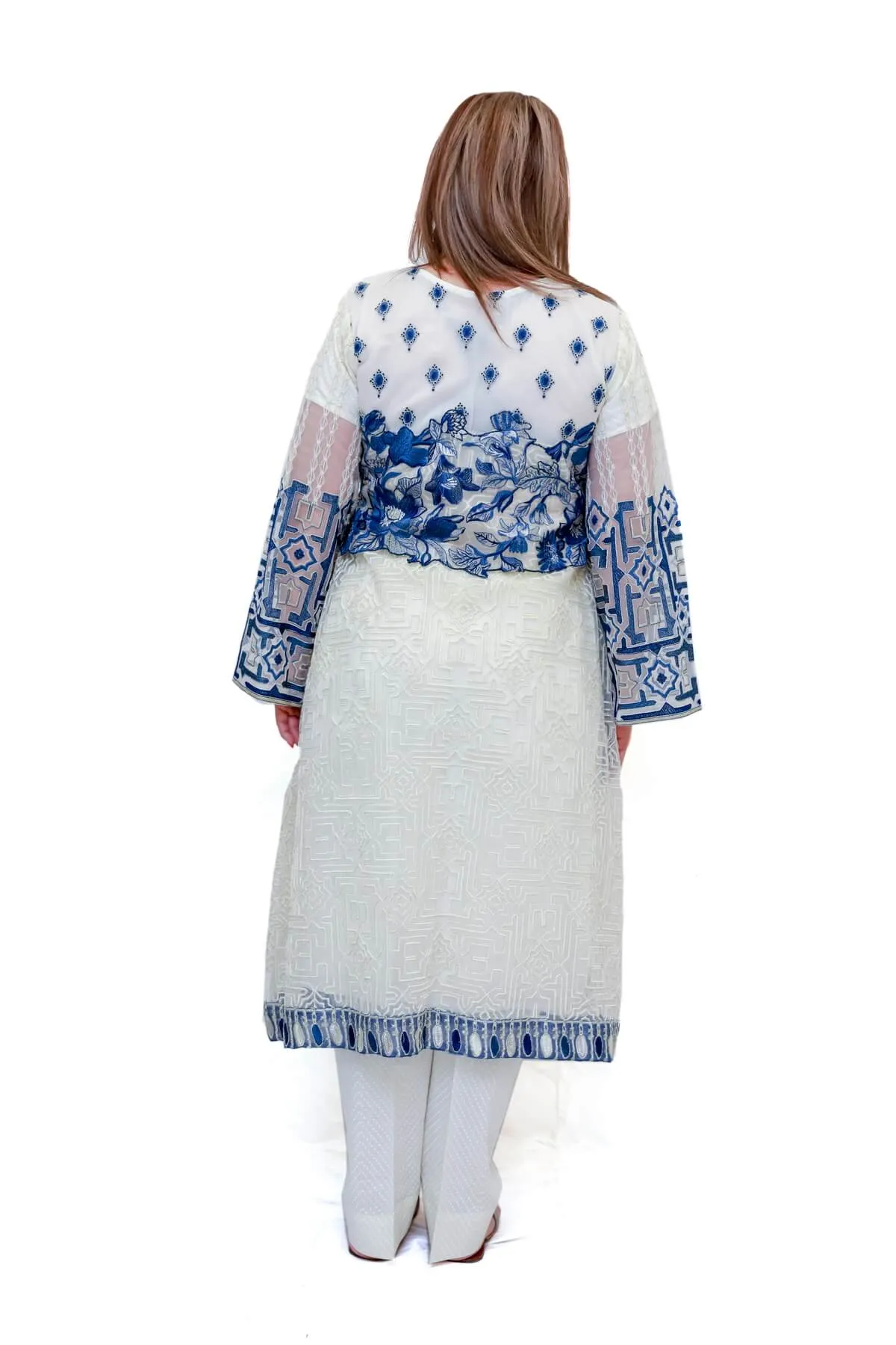 Indian Pakistani Net Dress / Shawl