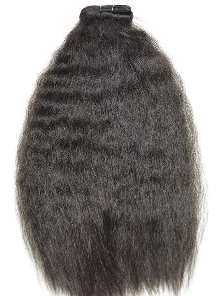 Indian Remy Kinky Wave Human Hair Extensions - Wefted Hair 18"