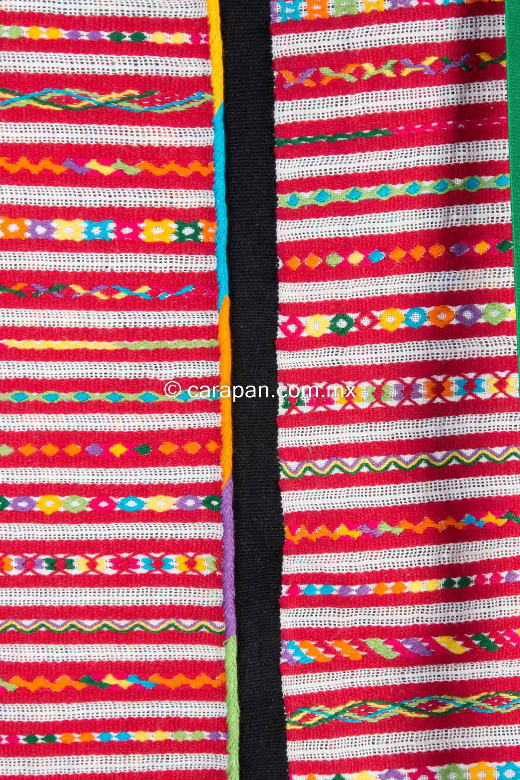 Indigenous Huipil Dress Triqui Textile Backstrap Loomed in Oaxaca