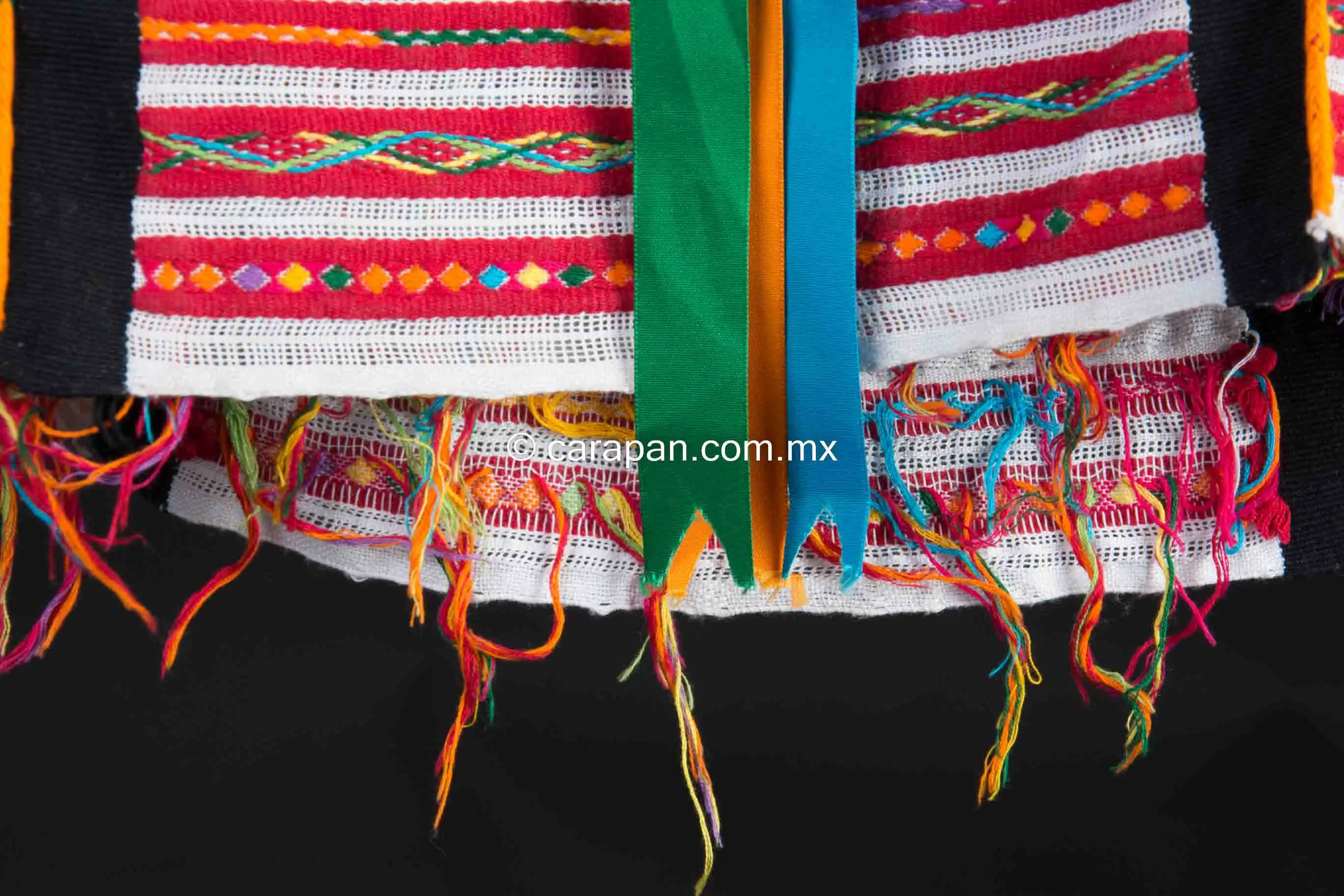 Indigenous Huipil Dress Triqui Textile Backstrap Loomed in Oaxaca