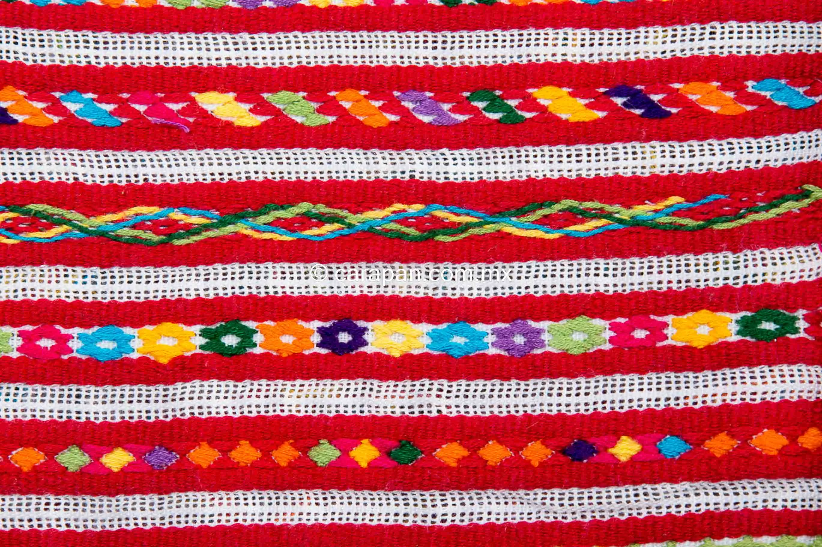 Indigenous Huipil Dress Triqui Textile Backstrap Loomed in Oaxaca