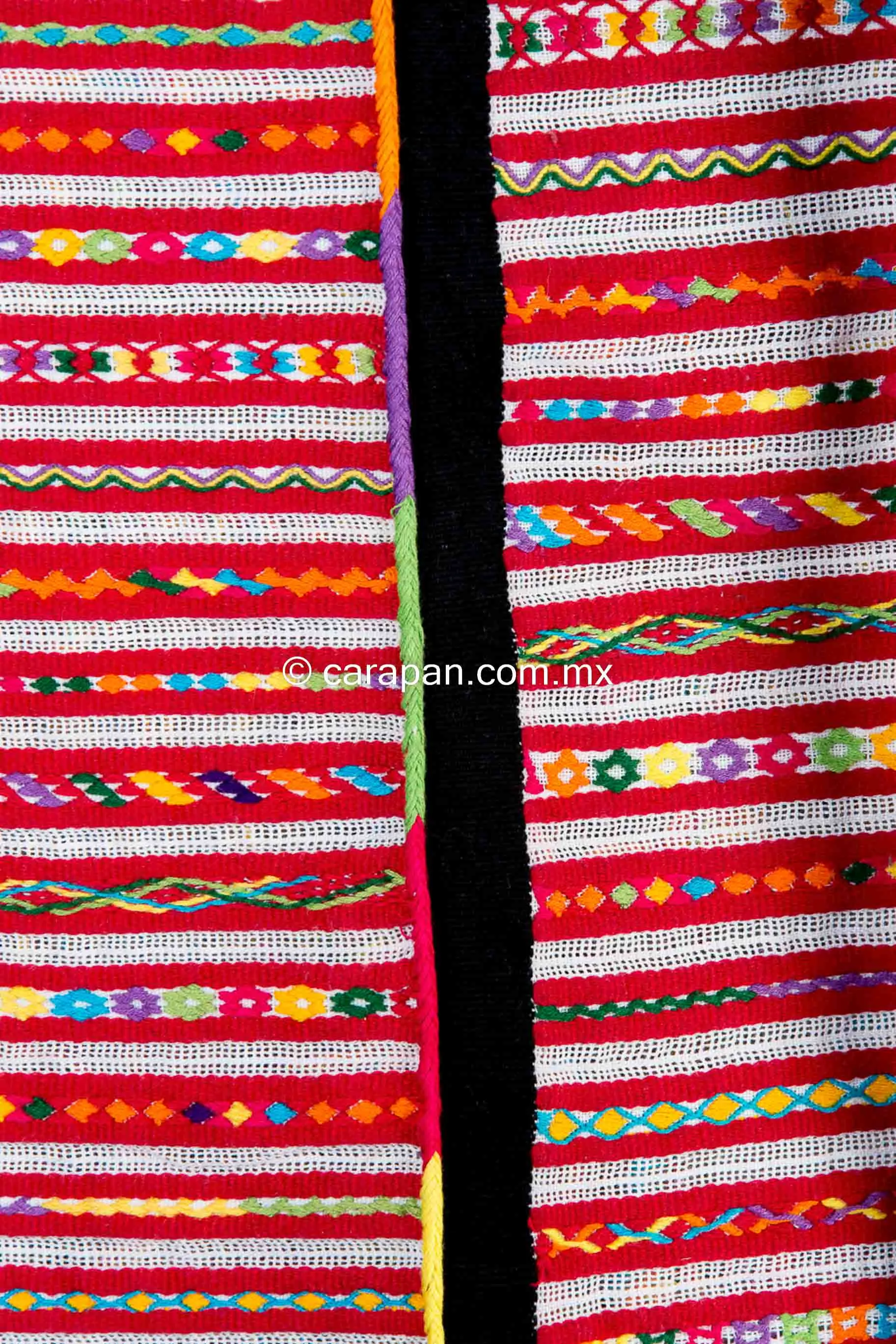 Indigenous Huipil Dress Triqui Textile Backstrap Loomed in Oaxaca