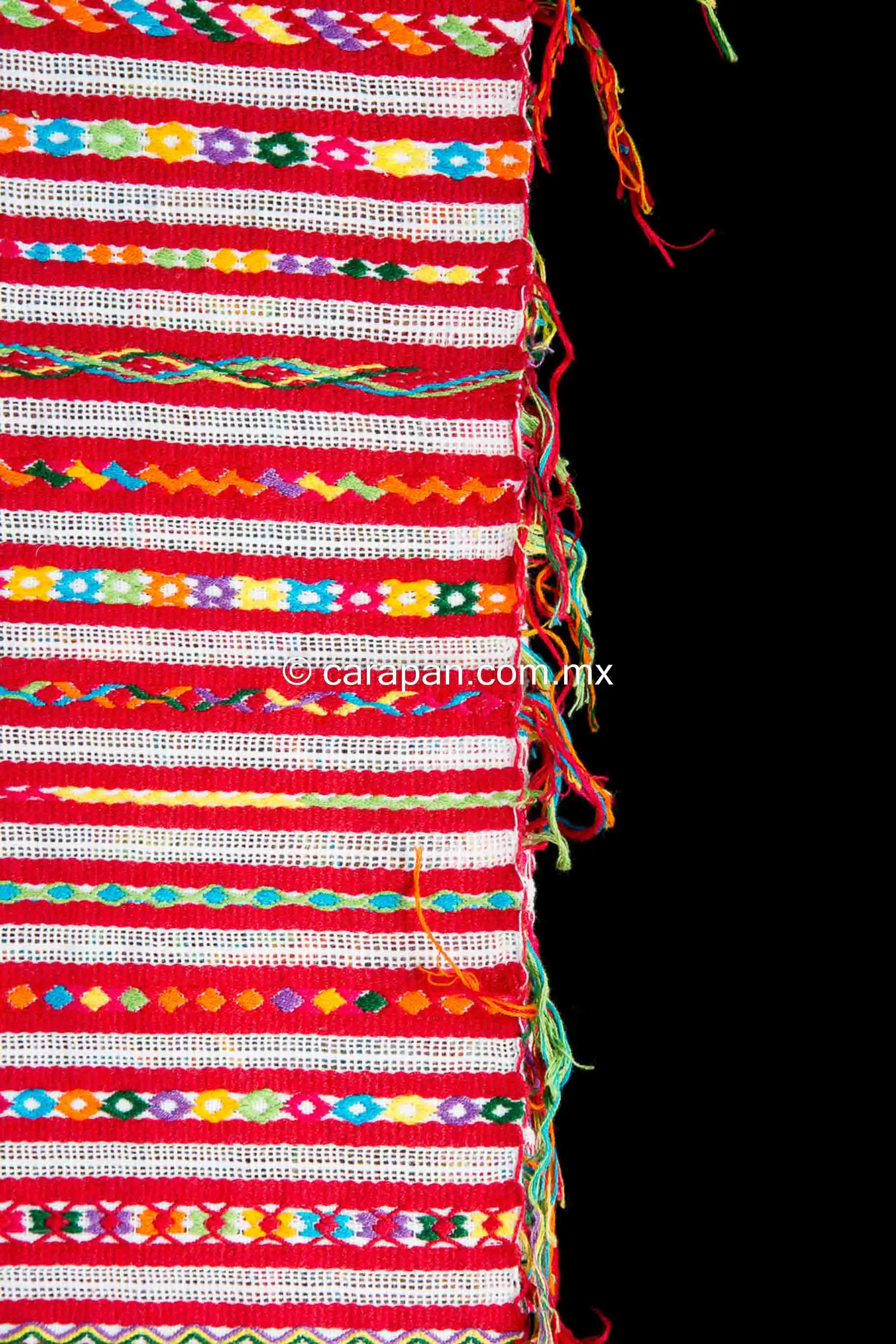 Indigenous Huipil Dress Triqui Textile Backstrap Loomed in Oaxaca