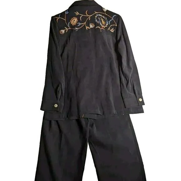 Indigo Moon 2 Piece Outfit Pants And Jacket NWT Sz10 see photos for measurements