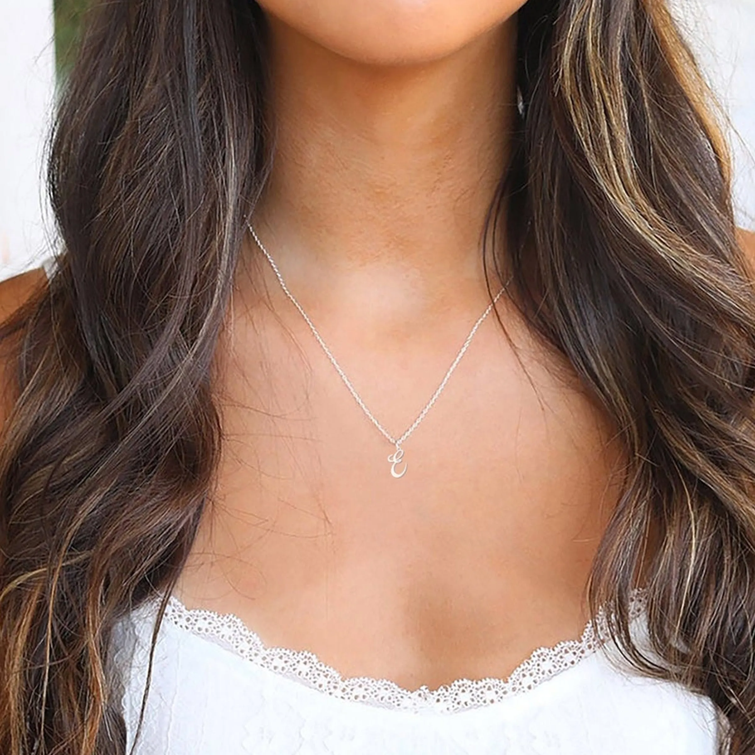 Initial Necklace - Custom Letter Necklace