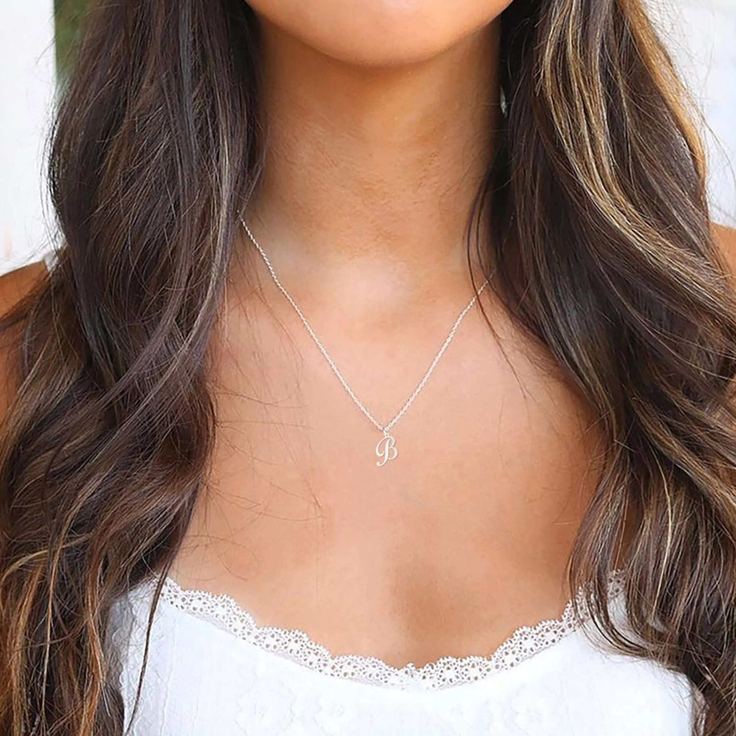 Initial Necklace - Custom Letter Necklace