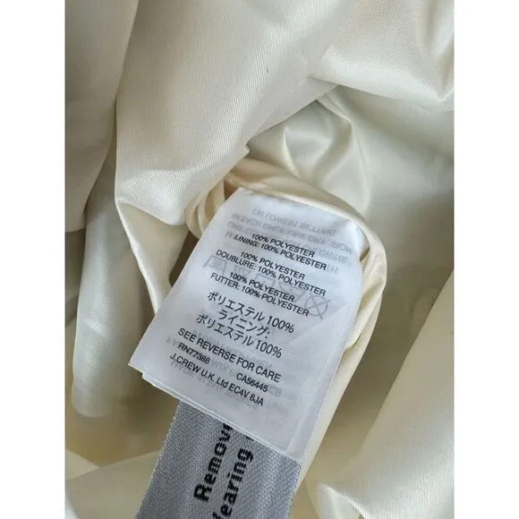 J.CREW Women’s Size 6 Tie-waist Skirt in Ornate Retro Floral Style G0962