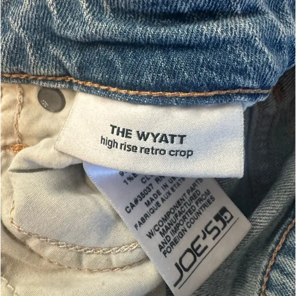 Joe’s The Wyatt High Rise Retro Crop Jeans