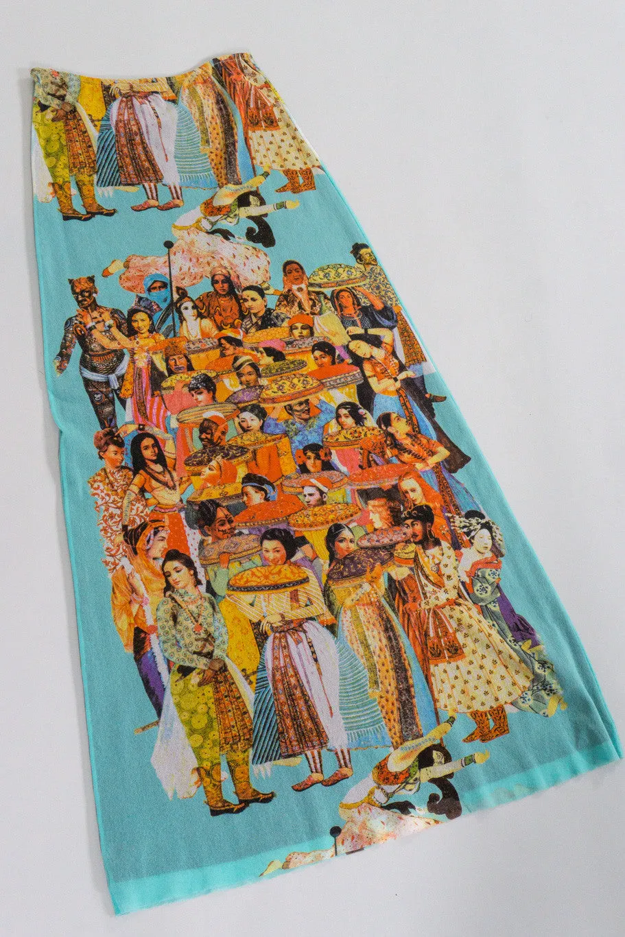 JPG Jeans Mesh Bollywood Skirt