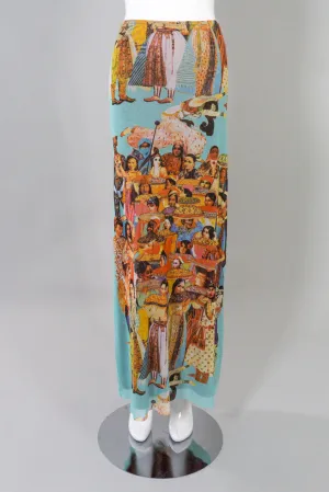 JPG Jeans Mesh Bollywood Skirt