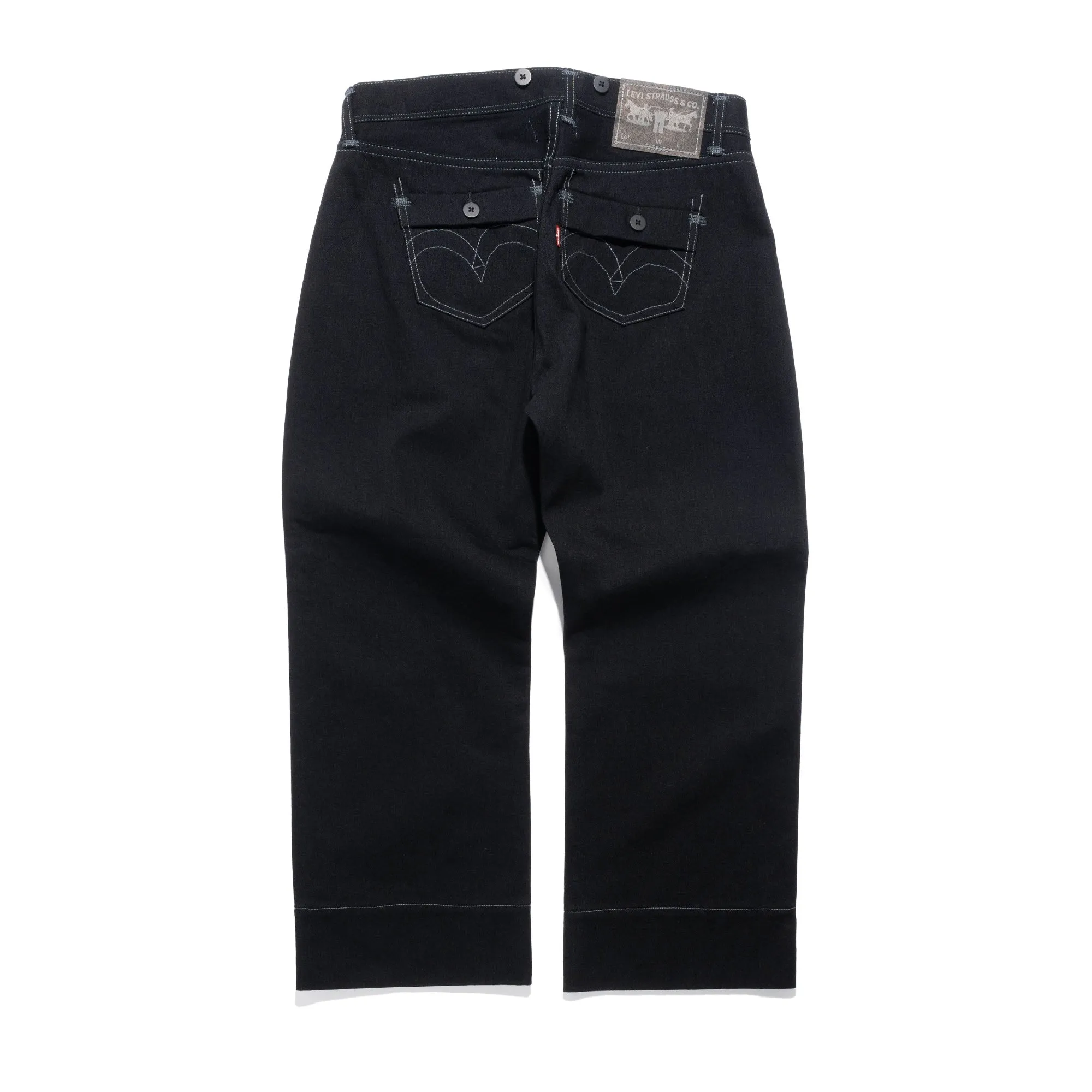 JWM x Levi's Wide Leg Denim Pant Black WO-P901-100