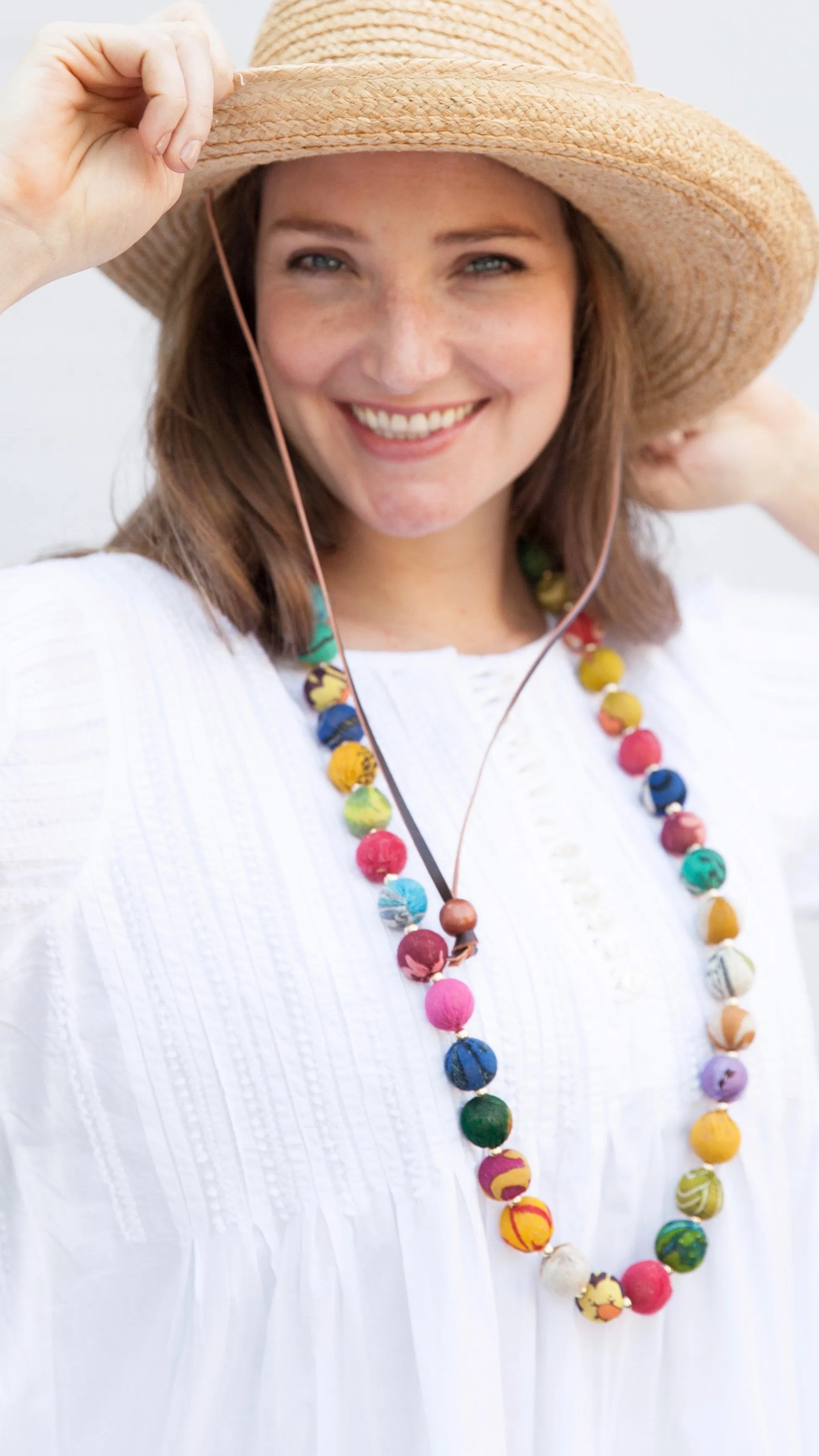 Kantha Necklace - Garland Style