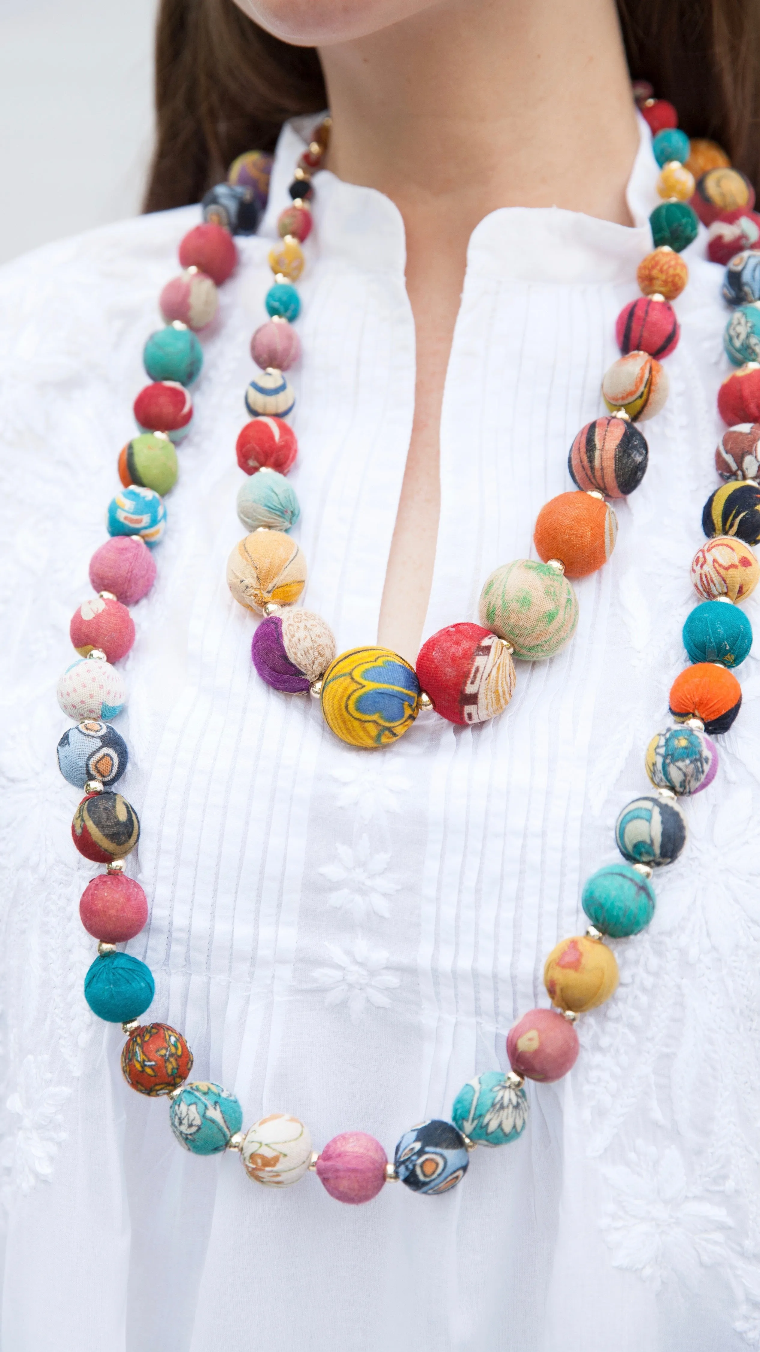 Kantha Necklace - Garland Style