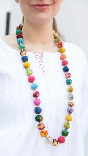 Kantha Necklace - Garland Style