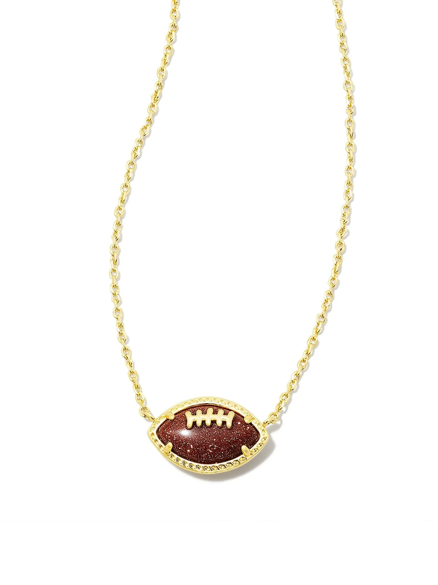 Kendra Scott Football Pendant Necklace