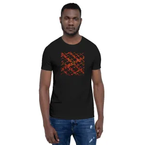 Kente Crossing African Print Color Short-Sleeve Unisex T-Shirt