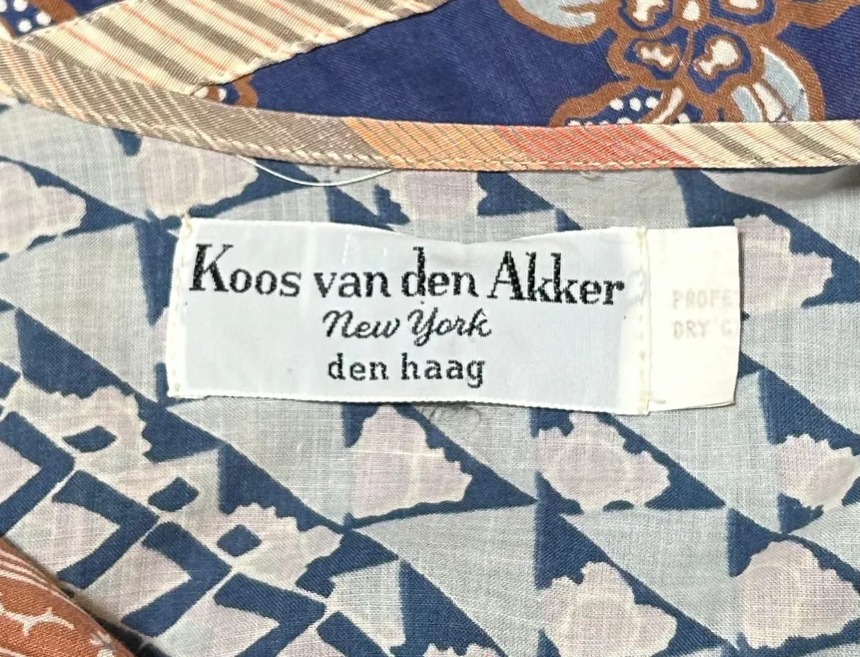 Koos van den Akker 1980s Iconic Multi-Print Patchwork Ensemble