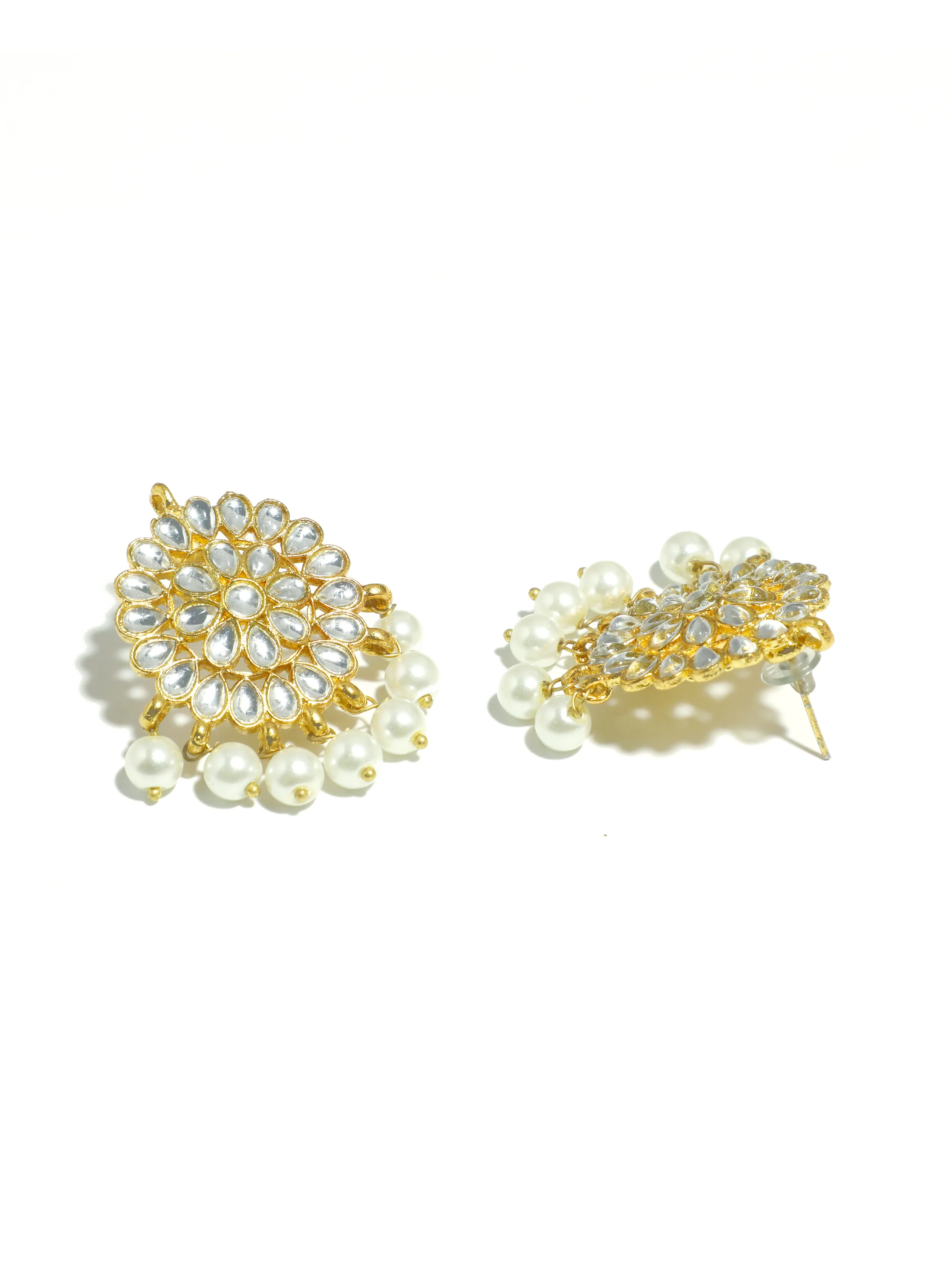 Kundan White Choker Necklace Set