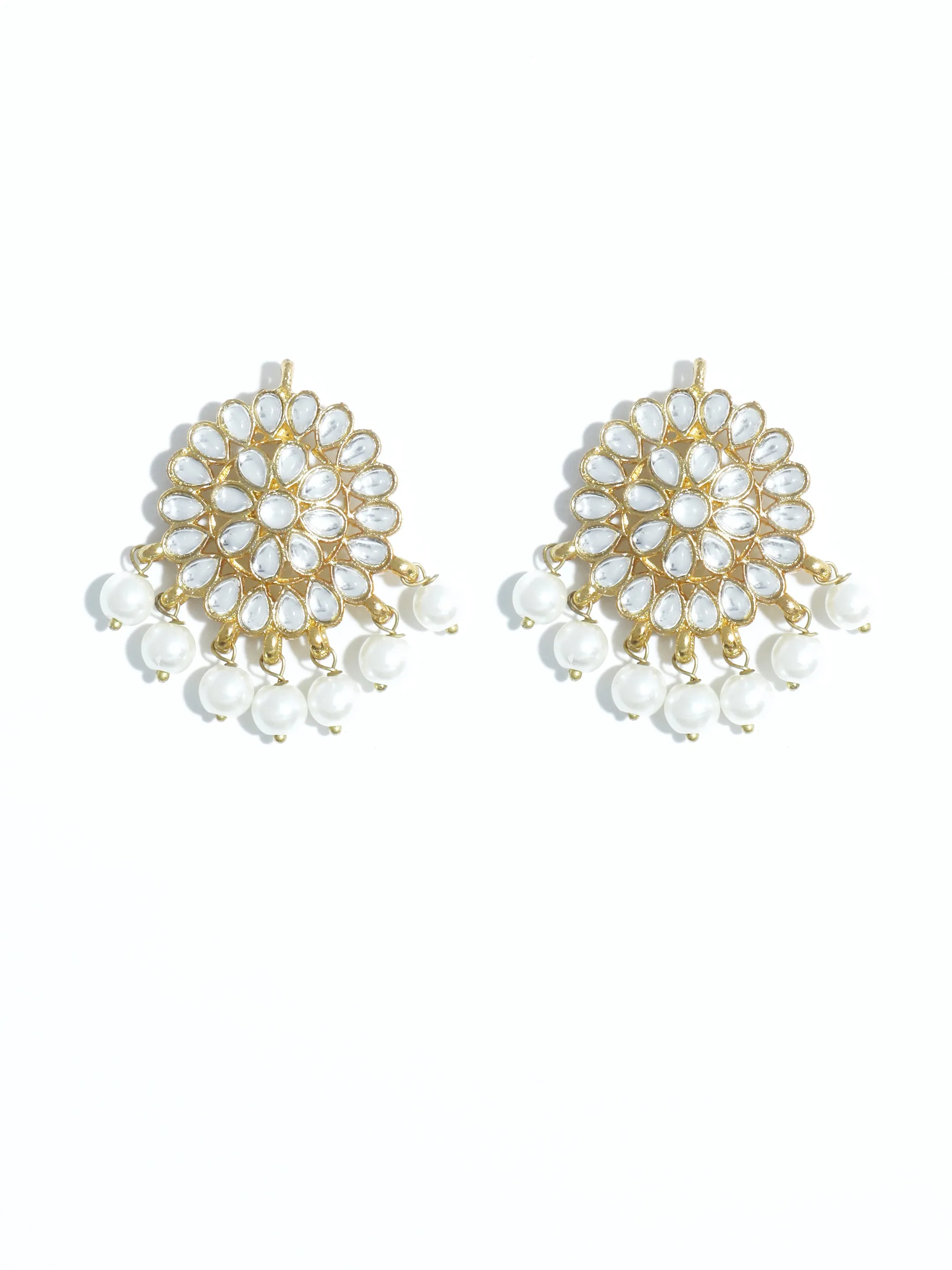 Kundan White Choker Necklace Set