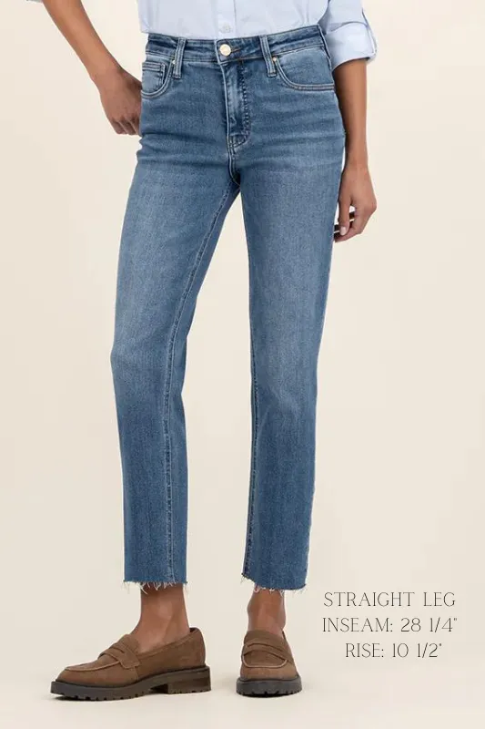 KUT From The Kloth Rachel High Rise Jean - Med Wash