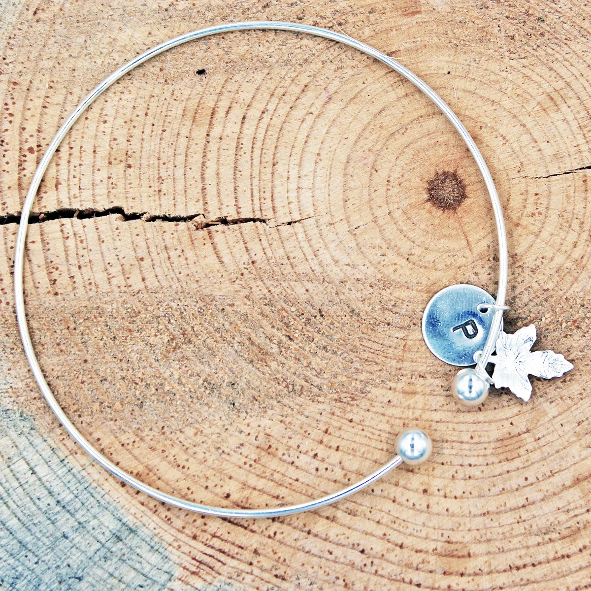 Leaf Charm Bracelet
