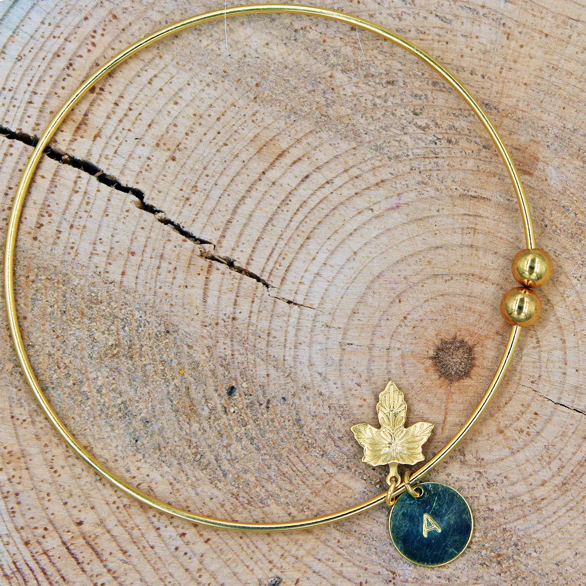 Leaf Charm Bracelet