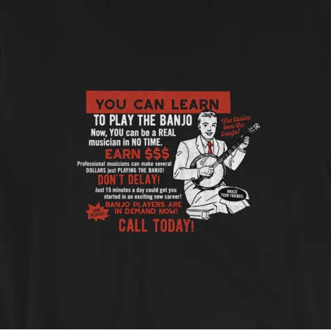 Learn to Play the Banjo Short-Sleeve Unisex T-Shirt