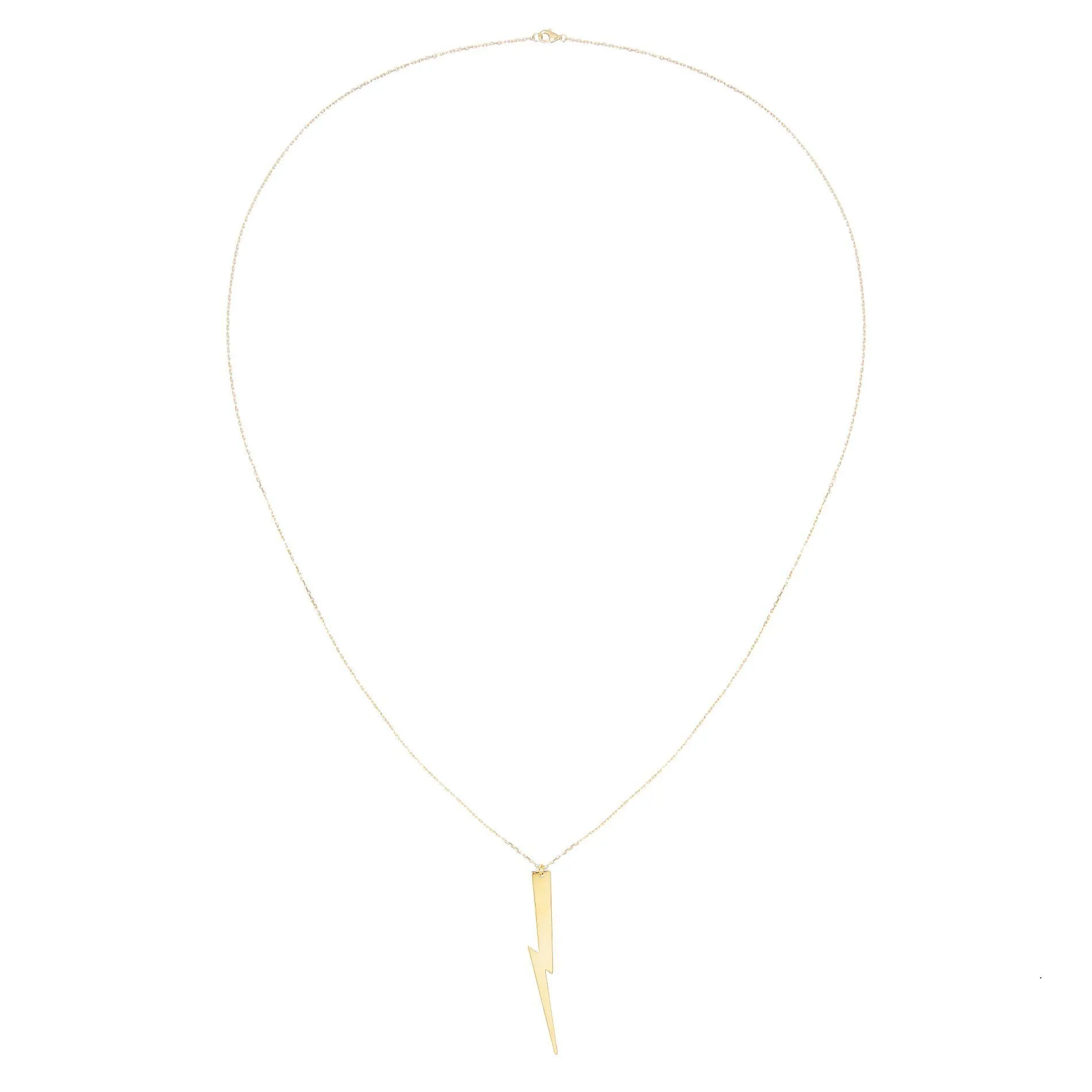 Lightning Bolt Pendant Necklace