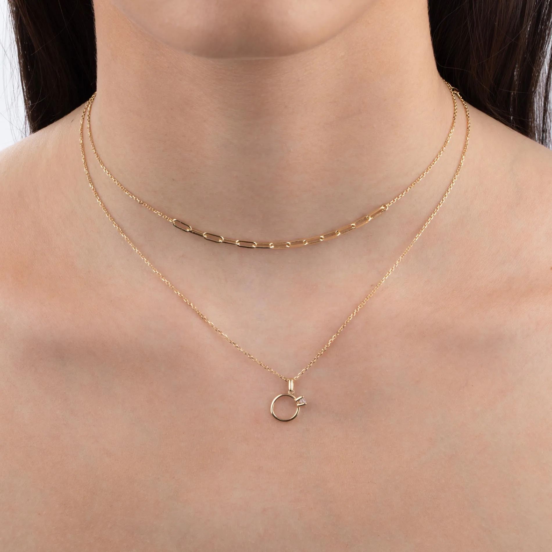 Link X Chain Choker 14K