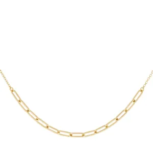 Link X Chain Choker 14K