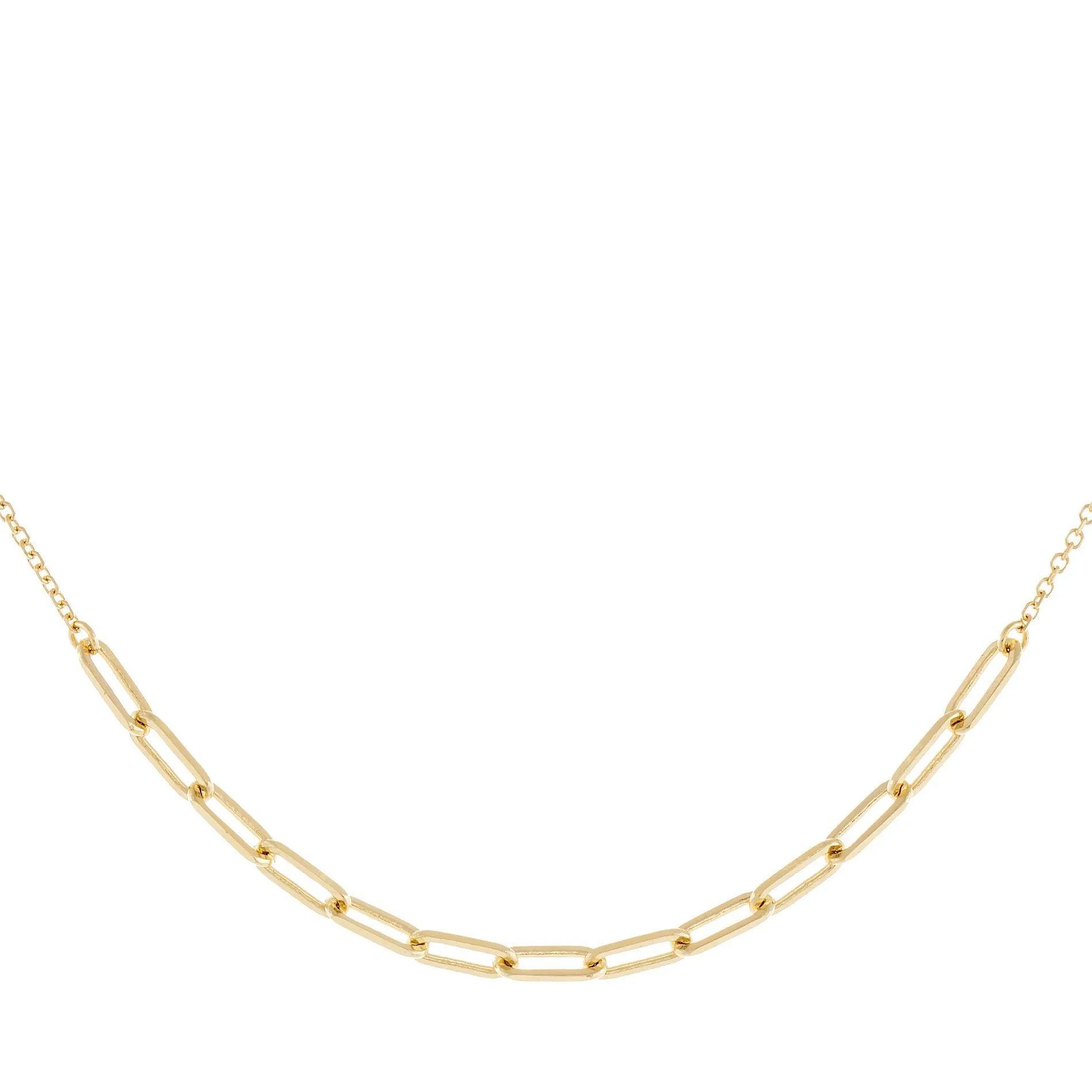 Link X Chain Choker 14K