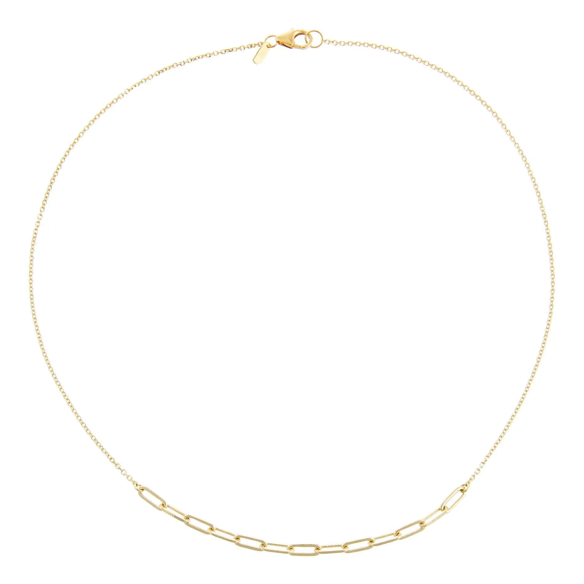 Link X Chain Choker 14K