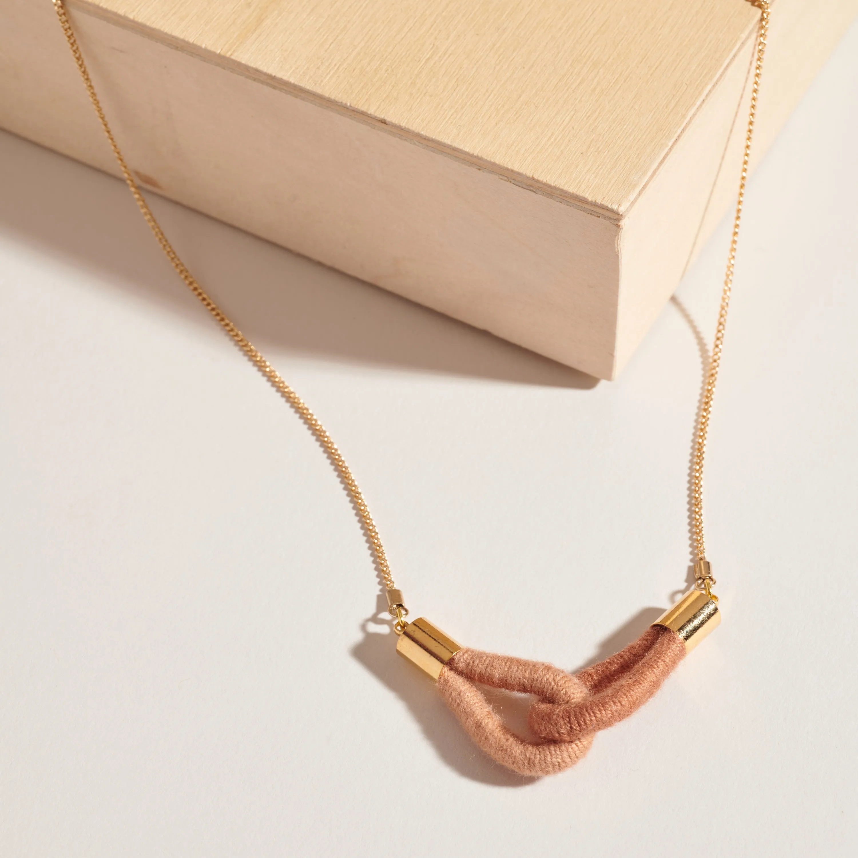 Links Fiber   Chain Necklace