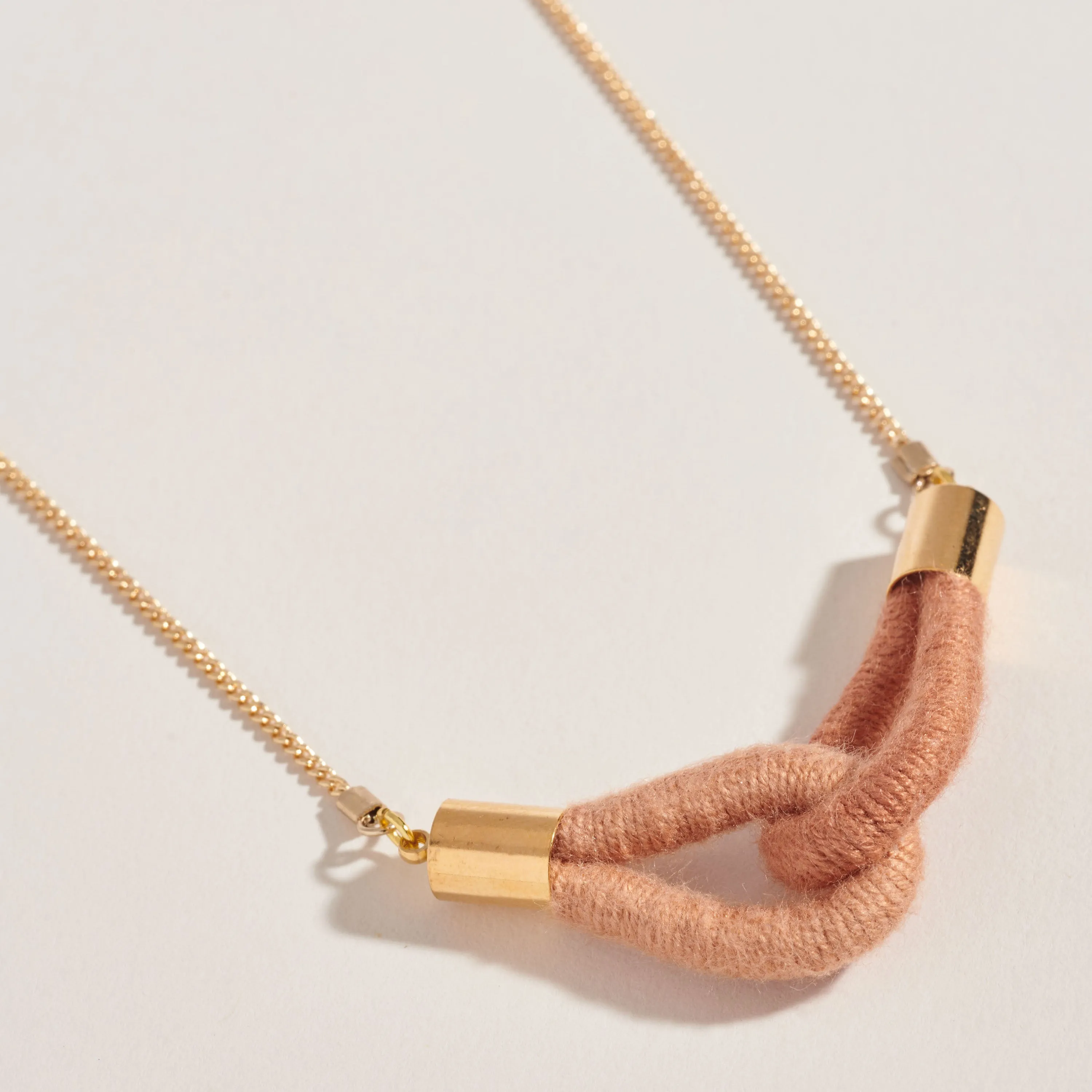 Links Fiber   Chain Necklace