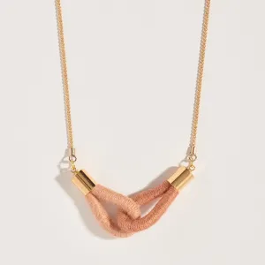 Links Fiber   Chain Necklace