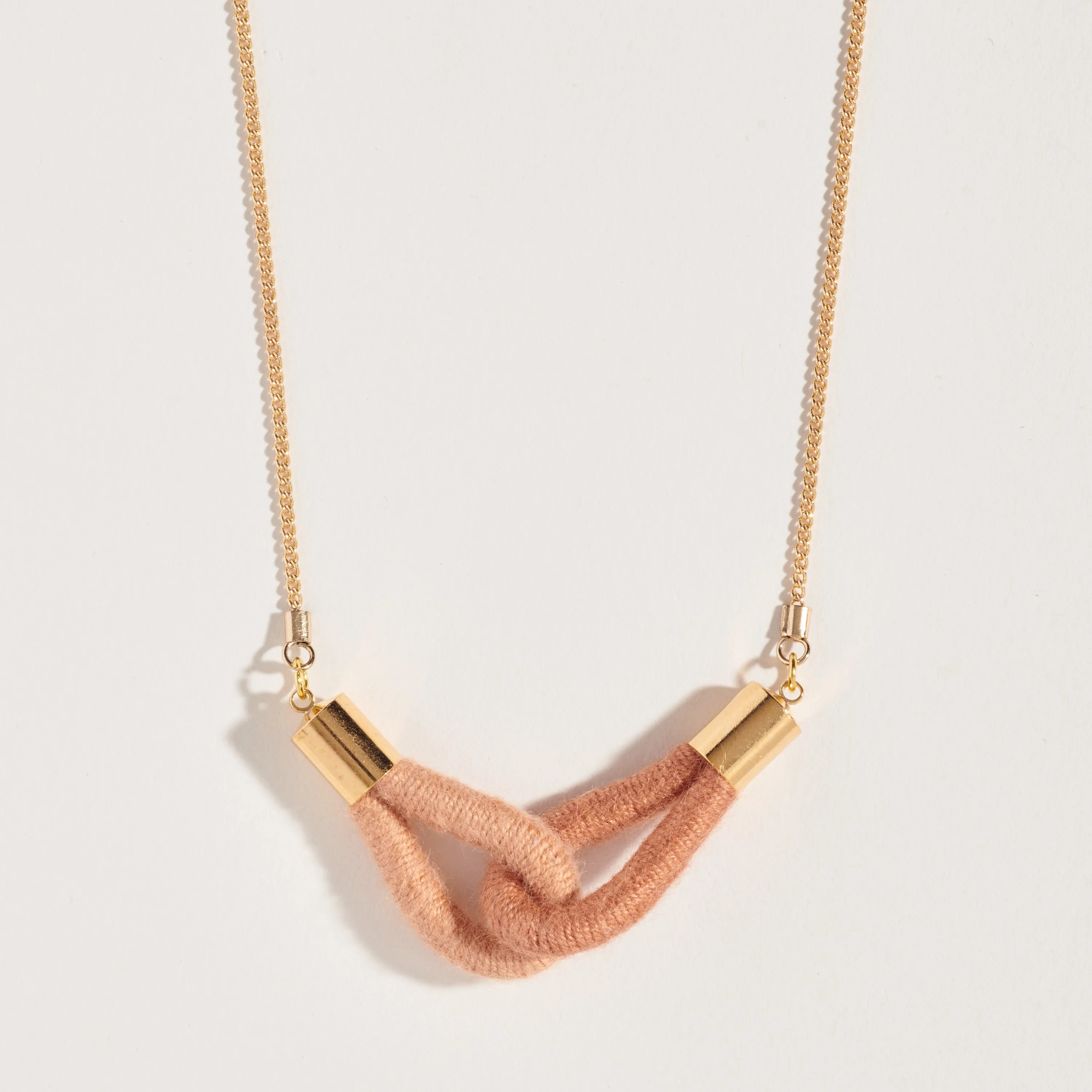 Links Fiber   Chain Necklace
