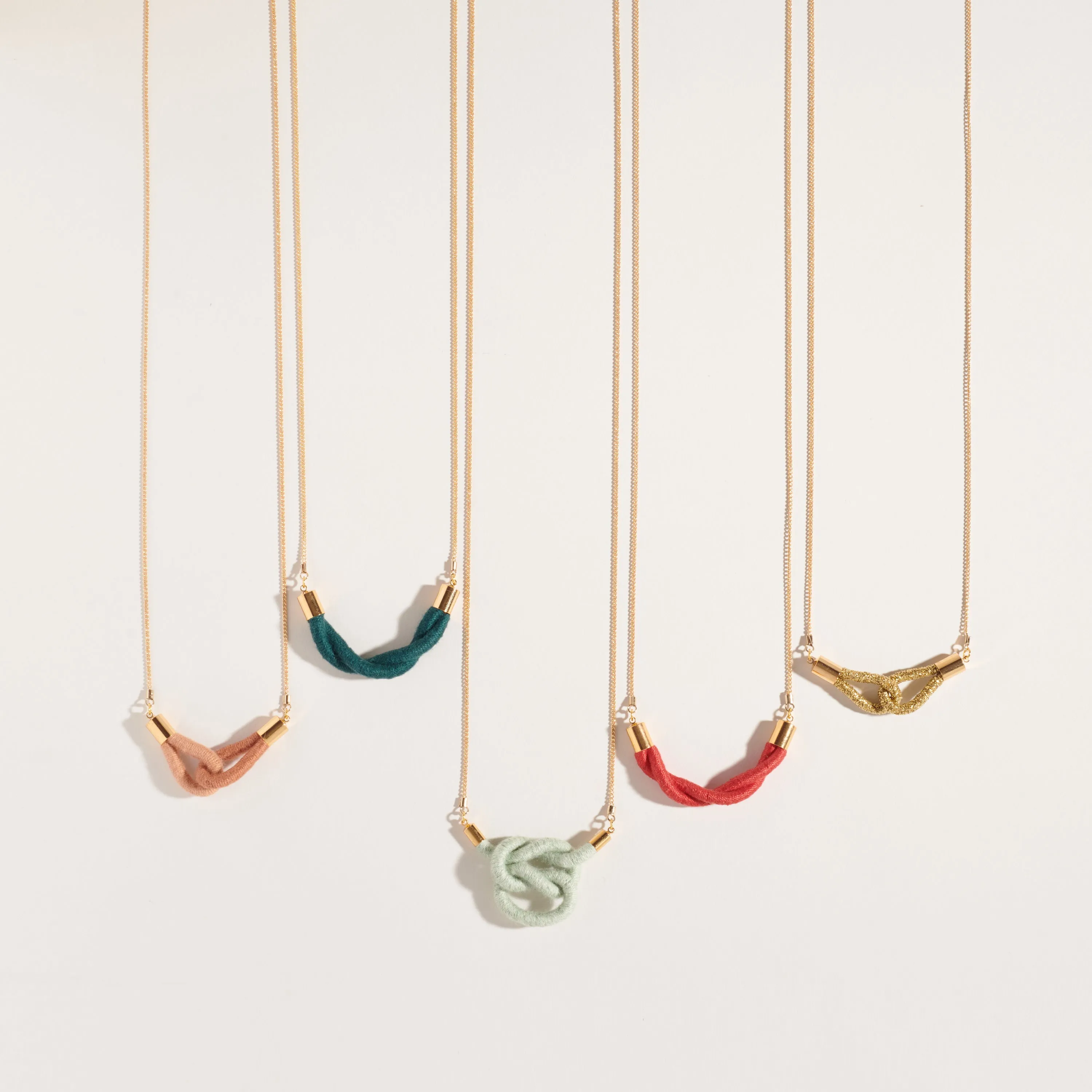 Links Fiber   Chain Necklace