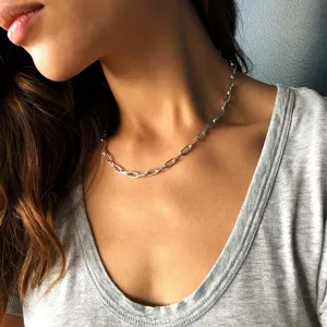LUCKY CHAIN SHORT SILVER