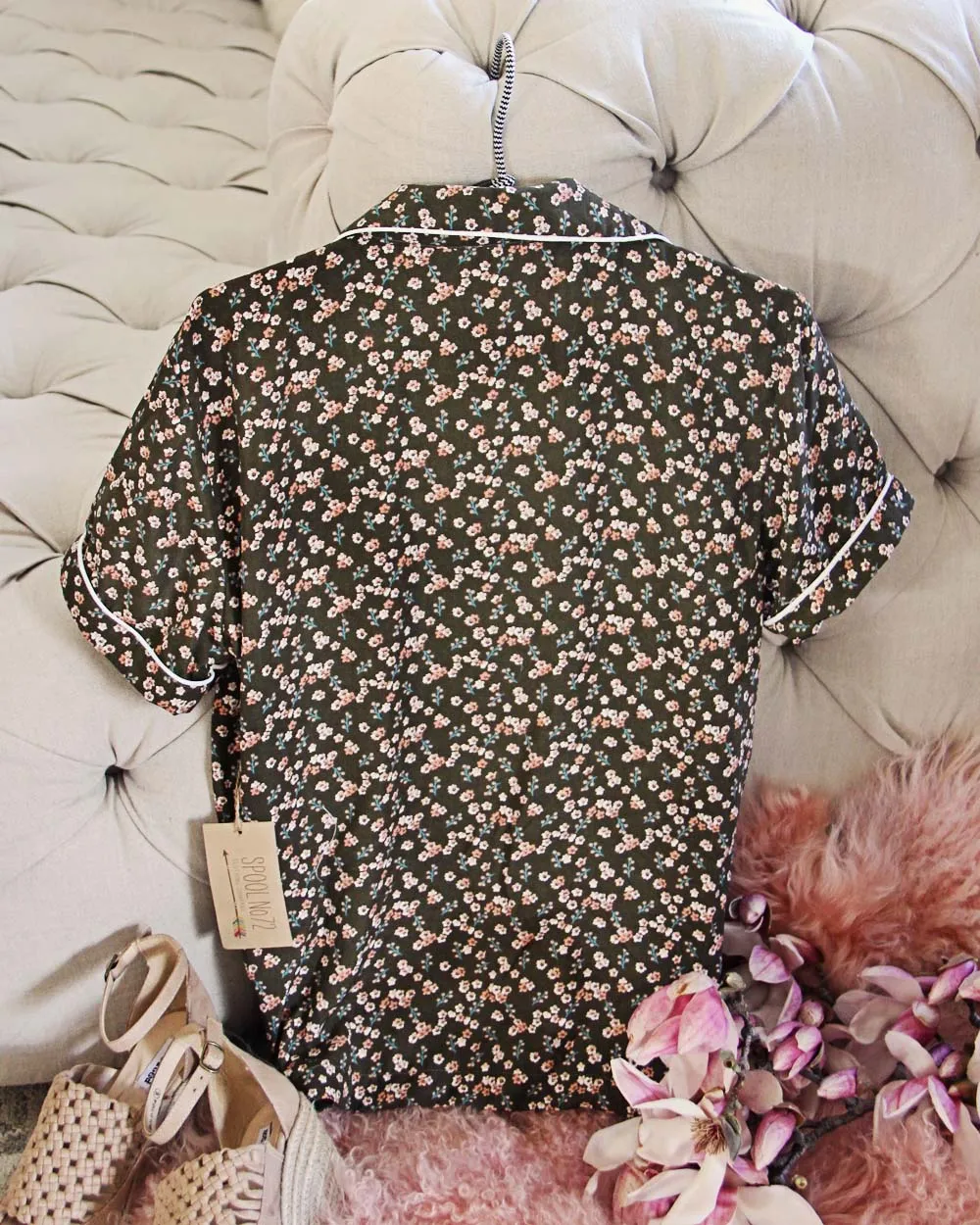 Lucy Retro Tie Shirt