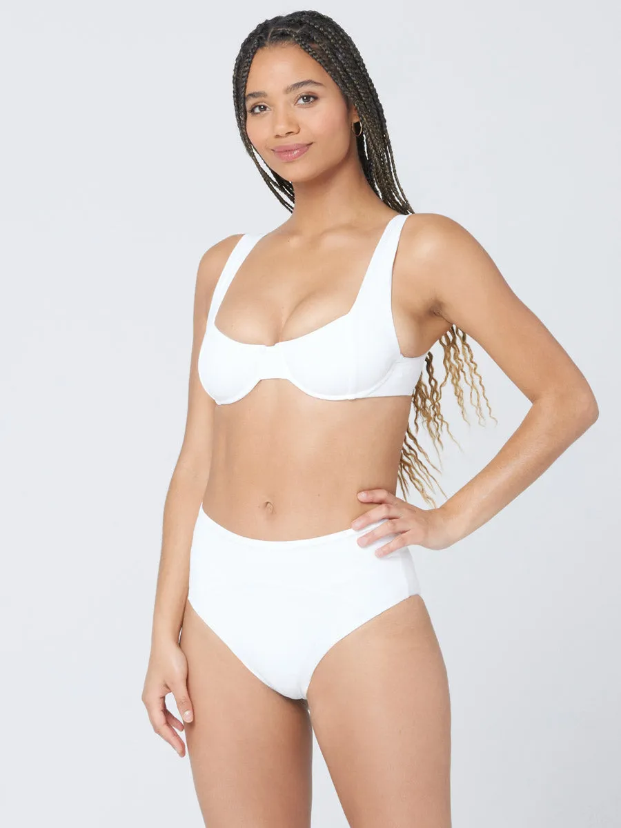 Luka Bottom in White