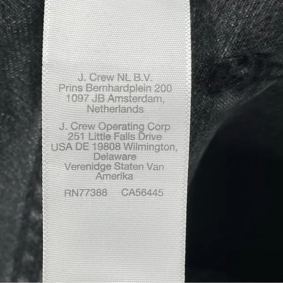 Madewell Baggy Tapered Jeans Black Relaxed Fit High Waisted Size 28P