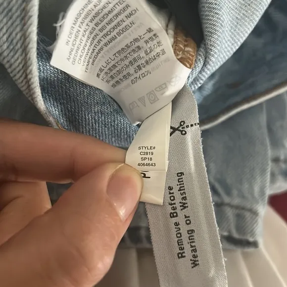 Madewell The Perfect Summer Jean in Fitzgerald Wash sz 24